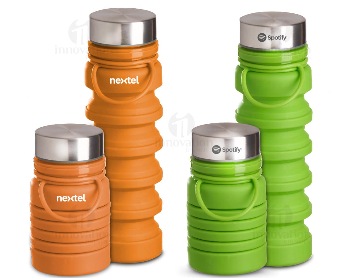 Squeeze de alumínio com capacidade de 550ml e tampa em bambu. Squeeze de alumínio com capacidade de 550ml e tampa em bambu.