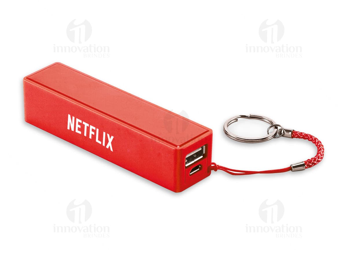 Bateria portátil de 1.000mAh na cor preta. Bateria portátil de 1.000mAh na cor preta.