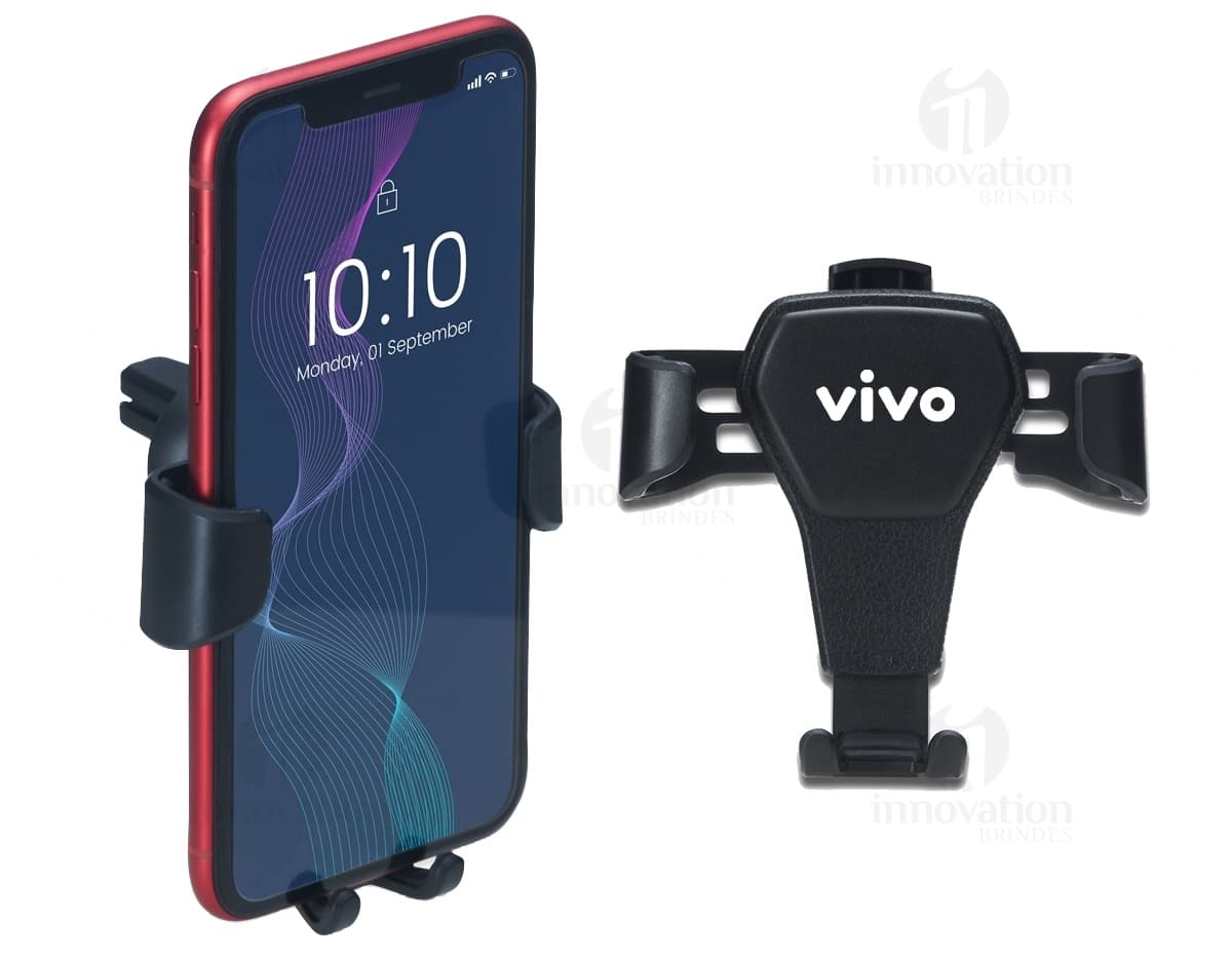 Suporte veicular com carregador para celular, com braço articulado e ventosa de fixação. Suporte veicular com carregador para celular, com braço articulado e ventosa de fixação.