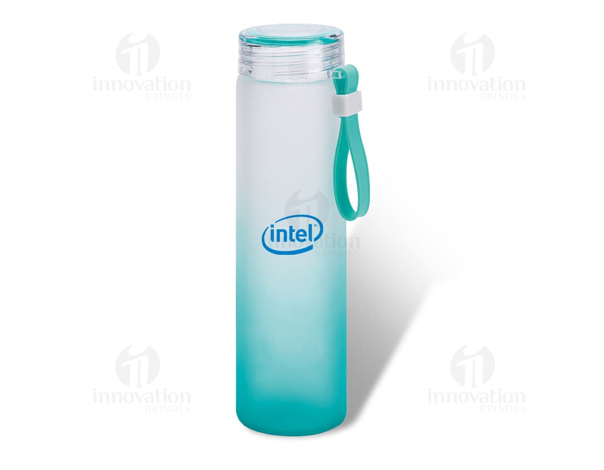 Squeeze de Vidro 470ml com Tampa em PP. Squeeze de Vidro 470ml com Tampa em PP.
