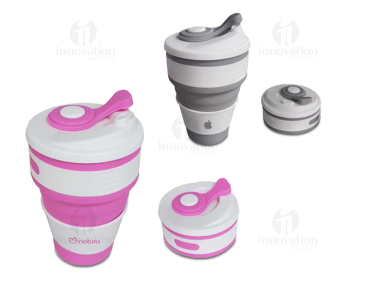 Seis porta copos de diferentes cores e estilos em um kit. Seis porta copos de diferentes cores e estilos em um kit.