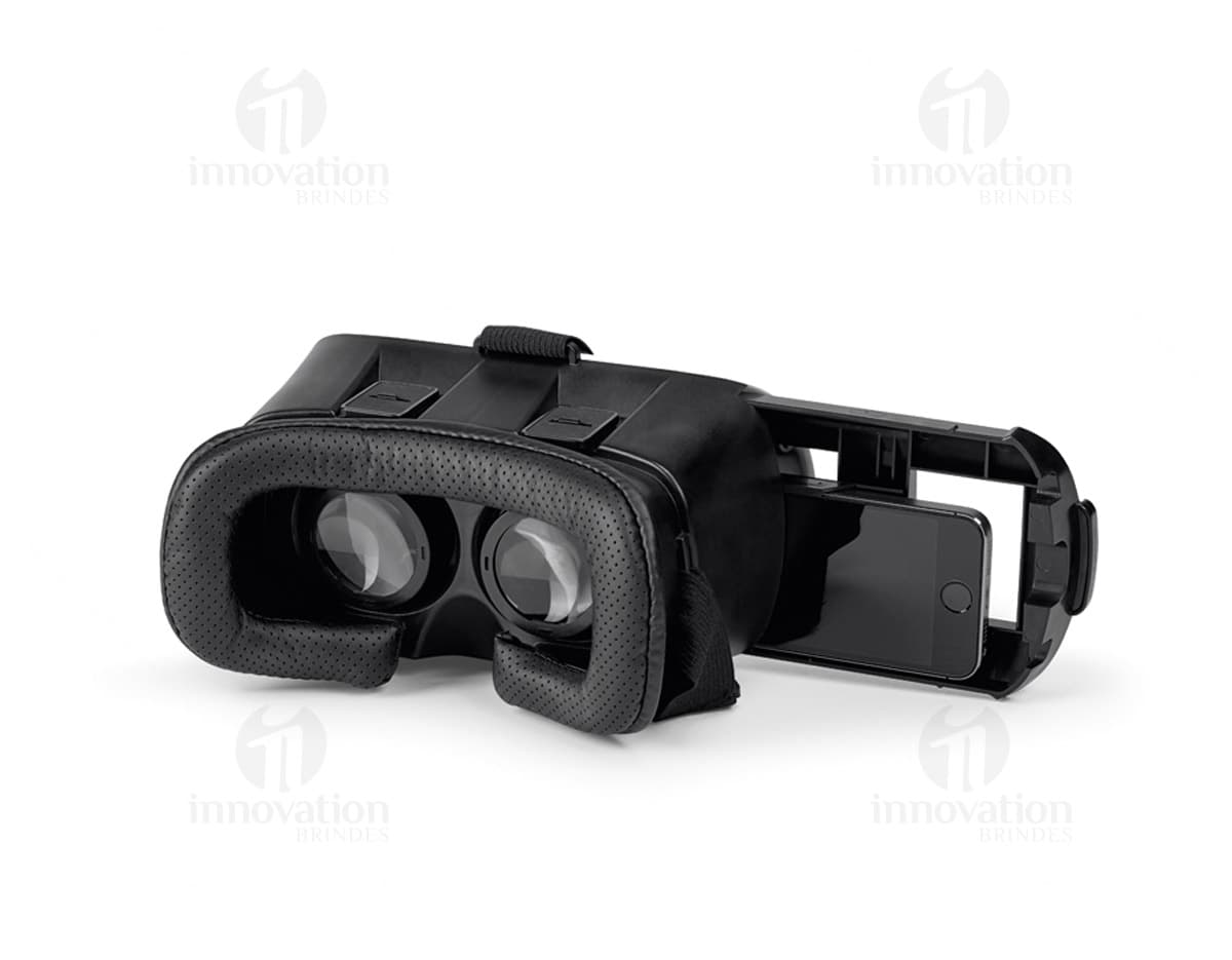 Oculos de realidade virtual em destaque em uma mesa, com design moderno e tecnológico. Oculos de realidade virtual em destaque em uma mesa, com design moderno e tecnológico.