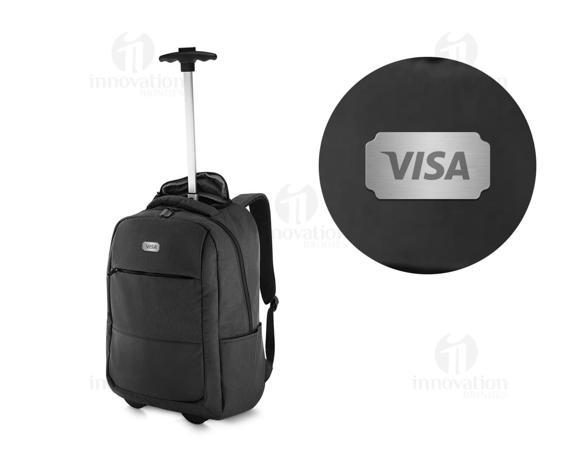 Mochila e pasta para notebook com furo. Mochila e pasta para notebook com furo.