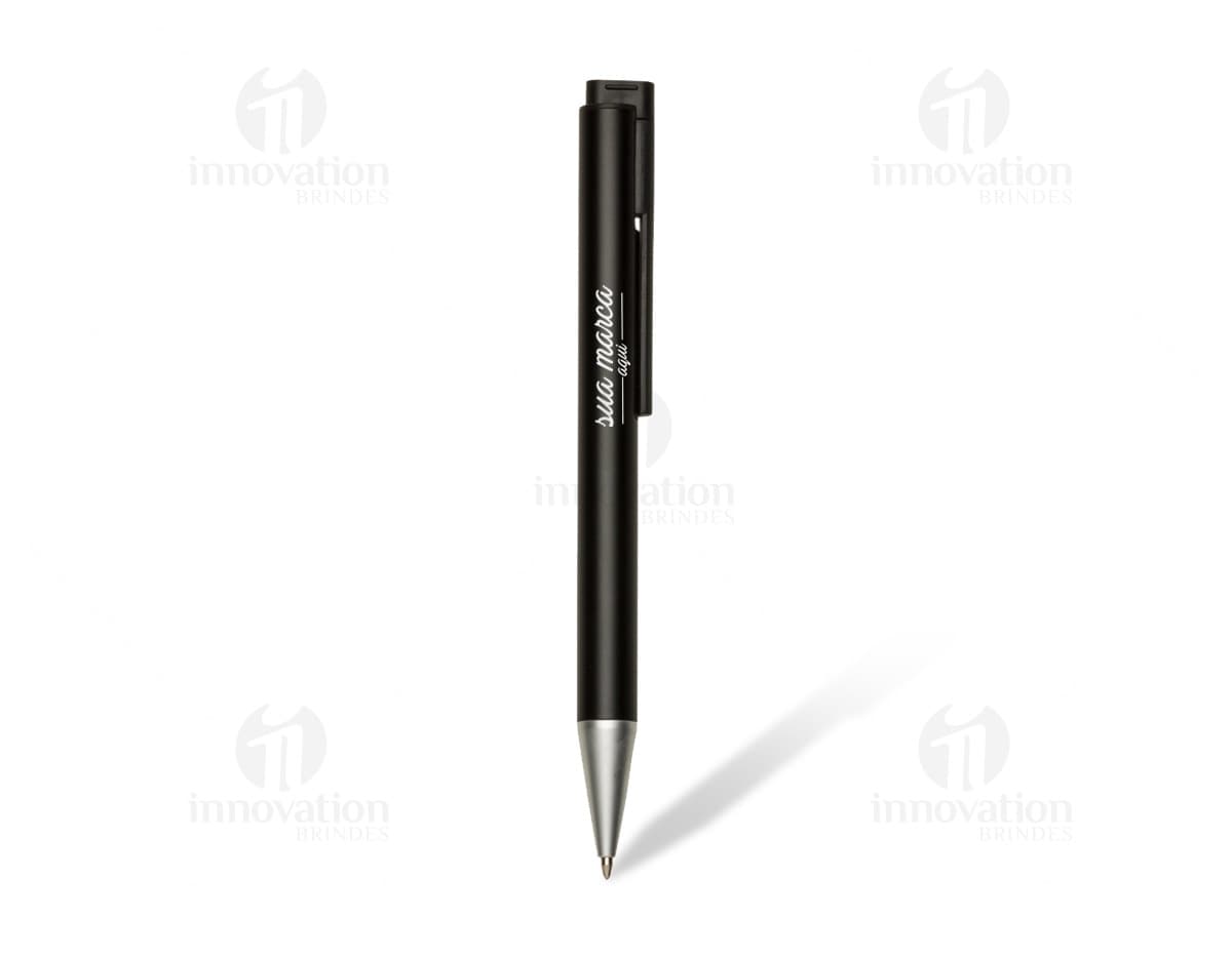 Caneta metal pen drive 8GB fosca em destaque. Caneta metal pen drive 8GB fosca em destaque.