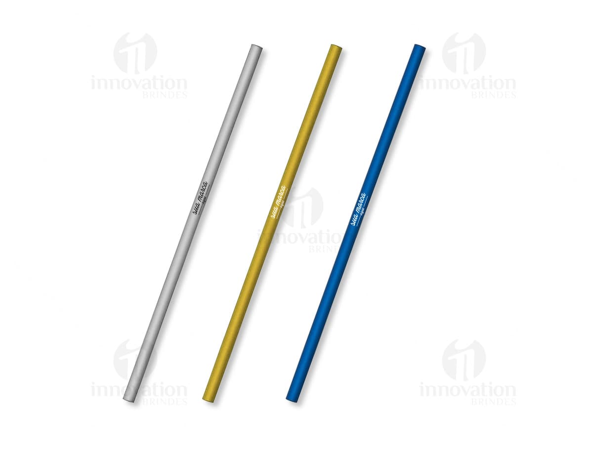 Canudo reto de alumínio pintura fosca com 210mm de comprimento. Canudo reto de alumínio pintura fosca com 210mm de comprimento.