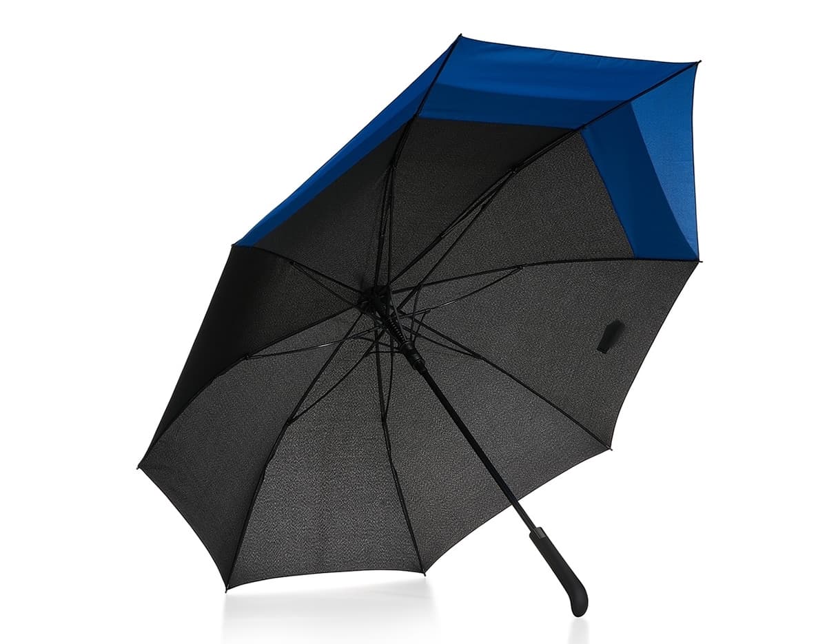 Guarda-chuva dobrável em poliéster 190T. Guarda-chuva dobrável em poliéster 190T.