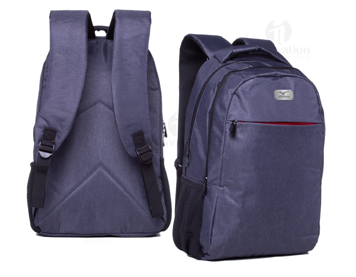 Mochila notebook em poliéster com saída USB. Mochila notebook em poliéster com saída USB.