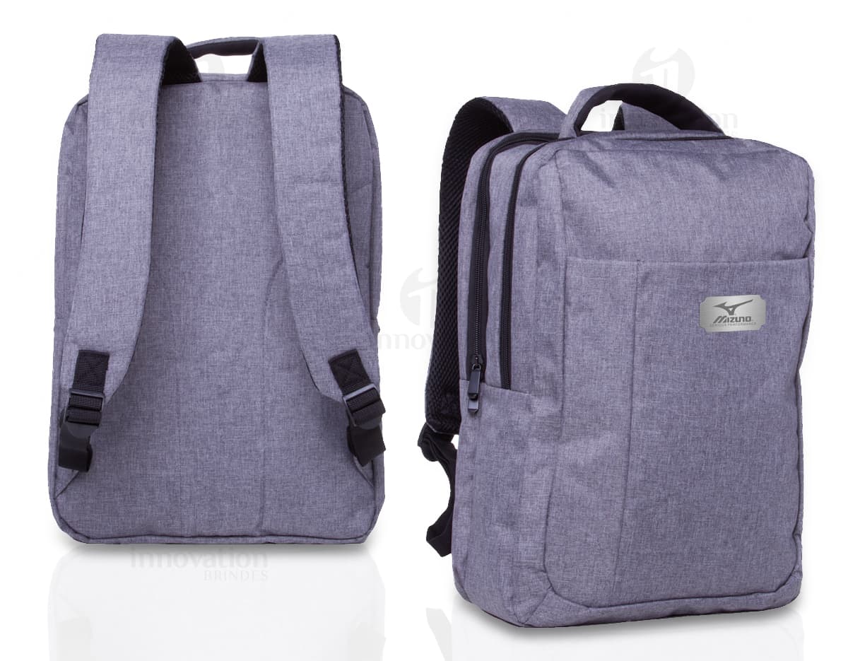 Mochila preta de polyester para notebook. Mochila preta de polyester para notebook.
