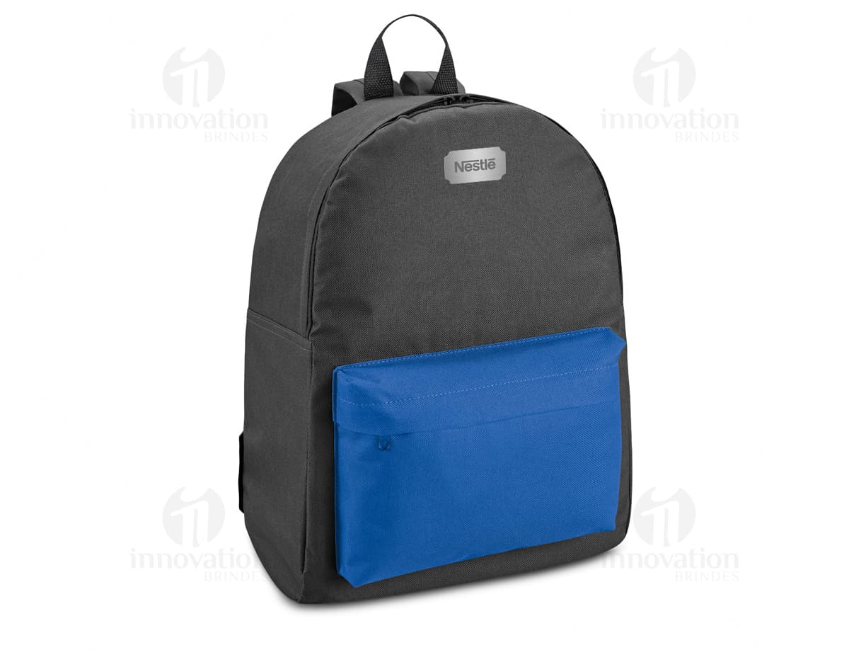 Mochila 600D com bolso frontal almofadado. Mochila 600D com bolso frontal almofadado.