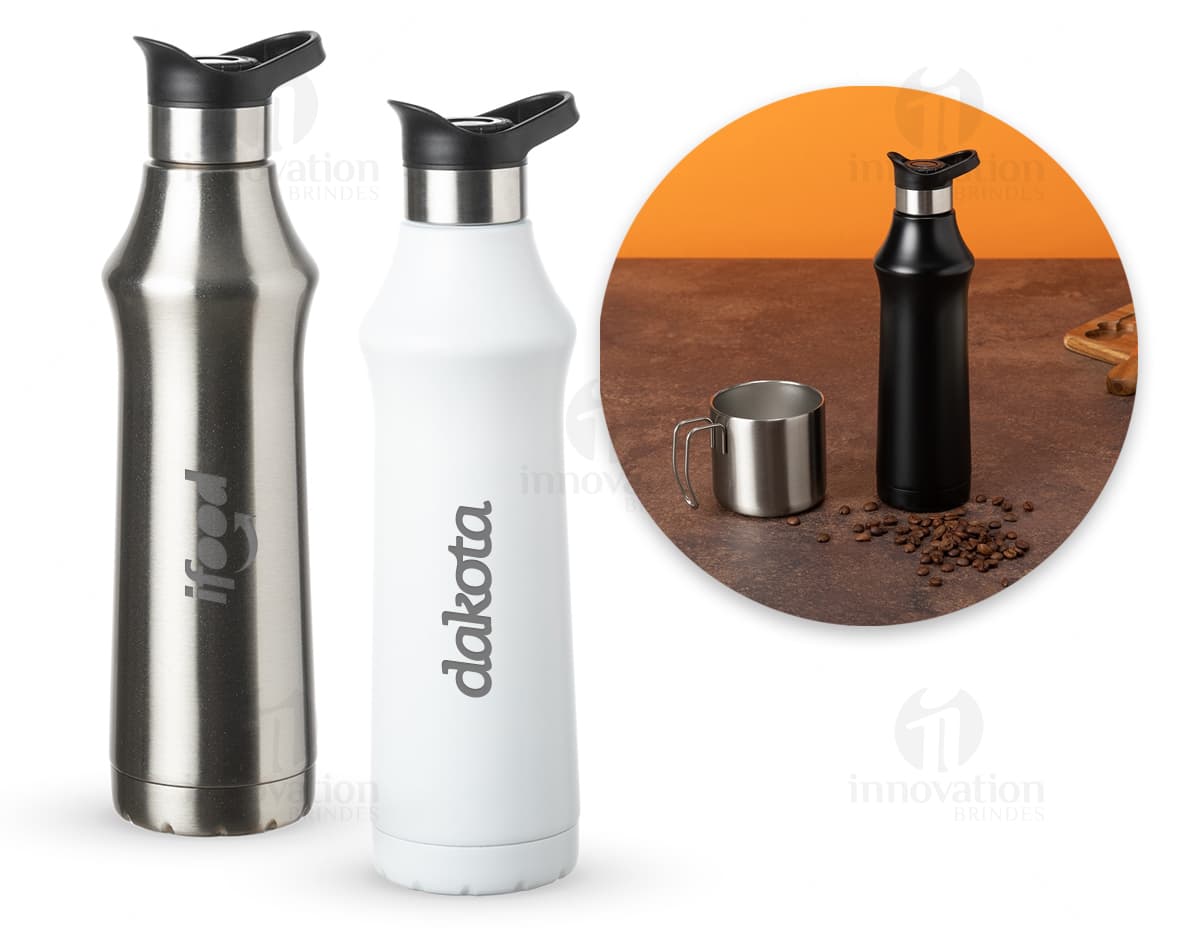 Garrafa térmica inox 500ml com tampa, alça e design elegante cromado. Perfeita para manter sua bebida fresca ou quente por mais tempo. Feita de material metálico, possui válvula de pressão e possui capacidade para líquidos. Ideal para uso doméstico, cozinha, spa ou cuidados pessoais. Garrafa térmica inox 500ml com tampa, alça e design elegante cromado. Perfeita para manter sua bebida fresca ou quente por mais tempo. Feita de material metálico, possui válvula de pressão e possui capacidade para líquidos. Ideal para uso doméstico, cozinha, spa ou cuidados pessoais.