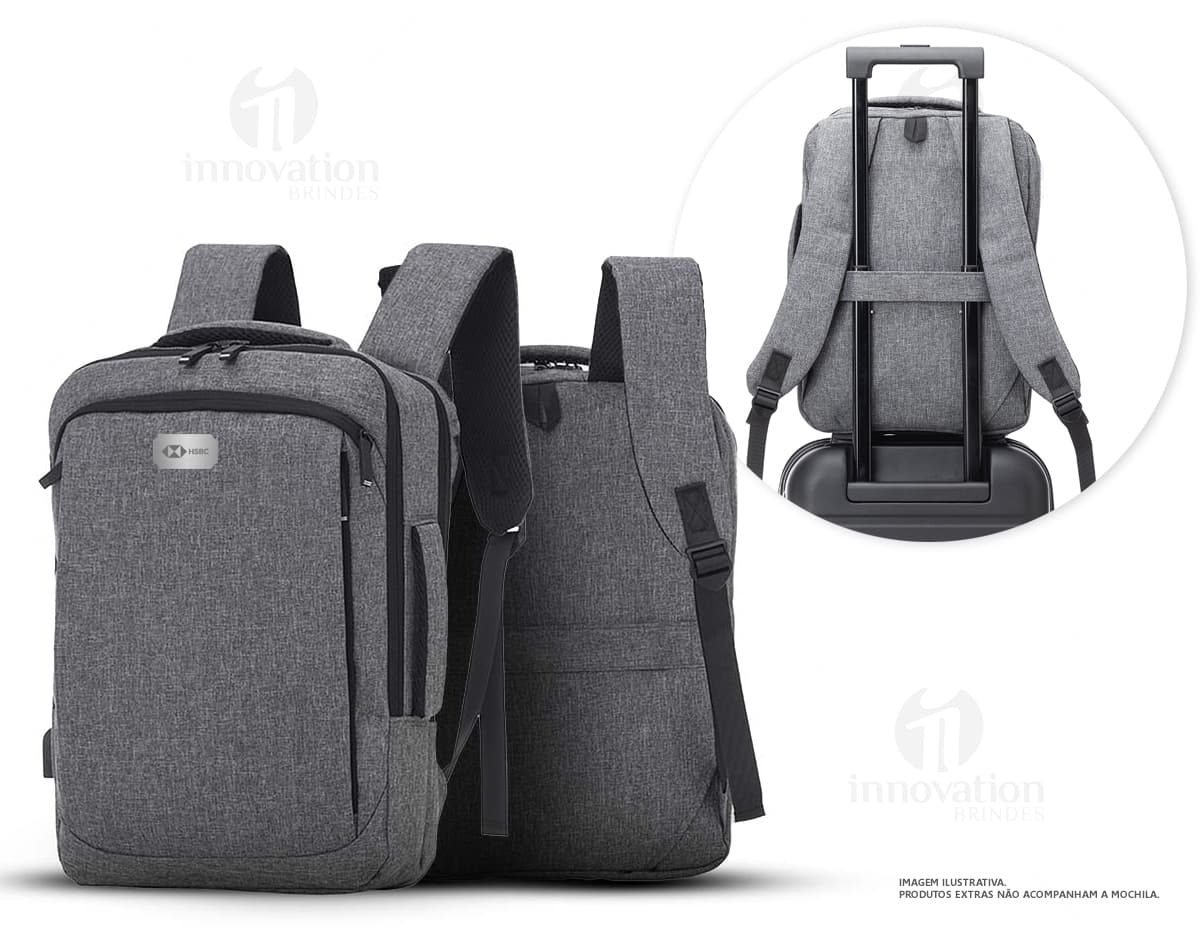 Mochila pasta para notebook de 16,5 polegadas em cor preta. Mochila pasta para notebook de 16,5 polegadas em cor preta.