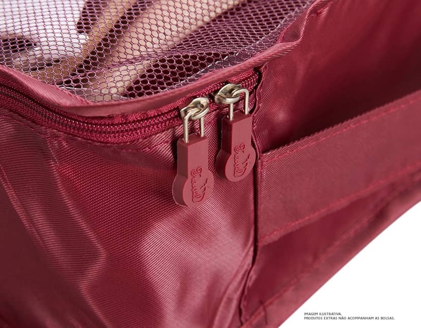 Kit Nécessaire 6 Peças em diversas cores e tamanhos.