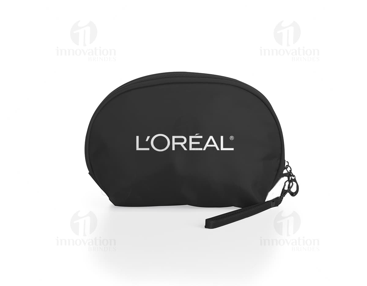 Necessaire nylon impermeável com gancho para pendurar. Necessaire nylon impermeável com gancho para pendurar.