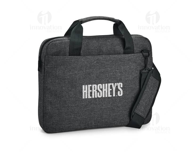 Pasta congresso 600D bolso principal em destaque.