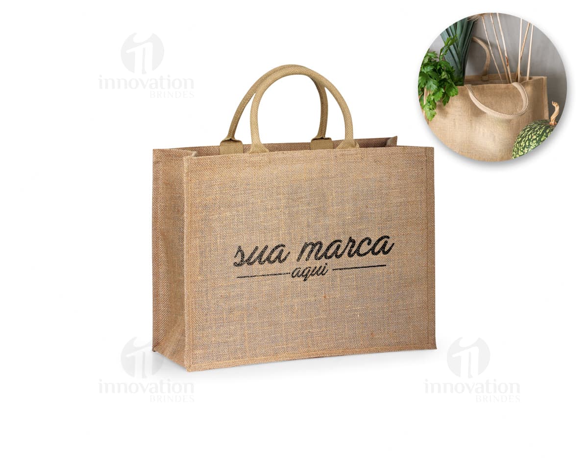 Sacola termo - SAIU DE LINHA, com estampa de folhas verdes e fundo branco. Sacola termo - SAIU DE LINHA, com estampa de folhas verdes e fundo branco.