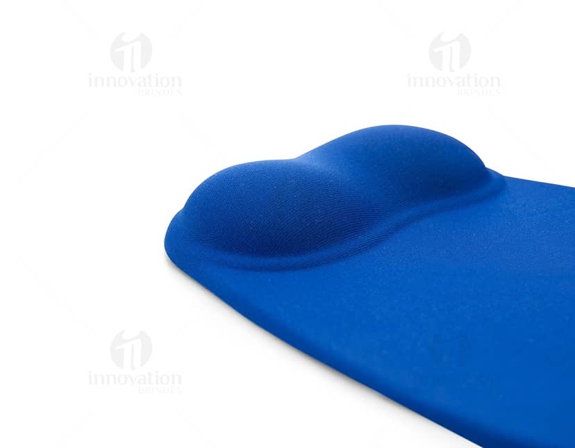Mouse Pad ergonômico feito de neoprene e silicone.