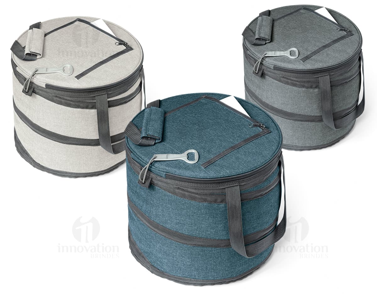 Bolsa térmica 600D PEVA de 15 litros com dimensões de 300x260. Bolsa térmica 600D PEVA de 15 litros com dimensões de 300x260.