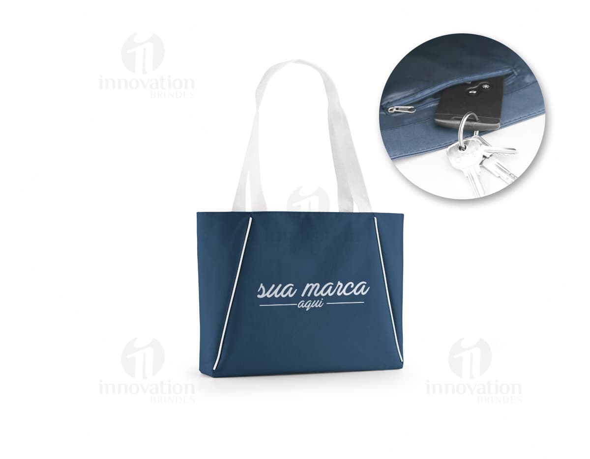 Sacola de algodão canvas de 280g com bolso, medindo 65cm. Sacola de algodão canvas de 280g com bolso, medindo 65cm.