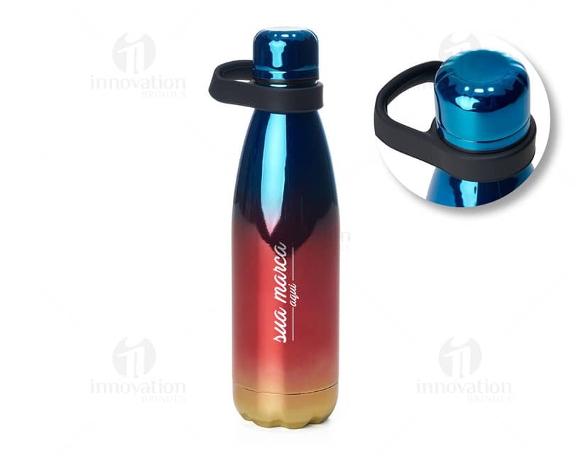 Kit com 6 porta copos em cores variadas e design moderno. O conjunto é feito de silicone resistente e antiderrapante.