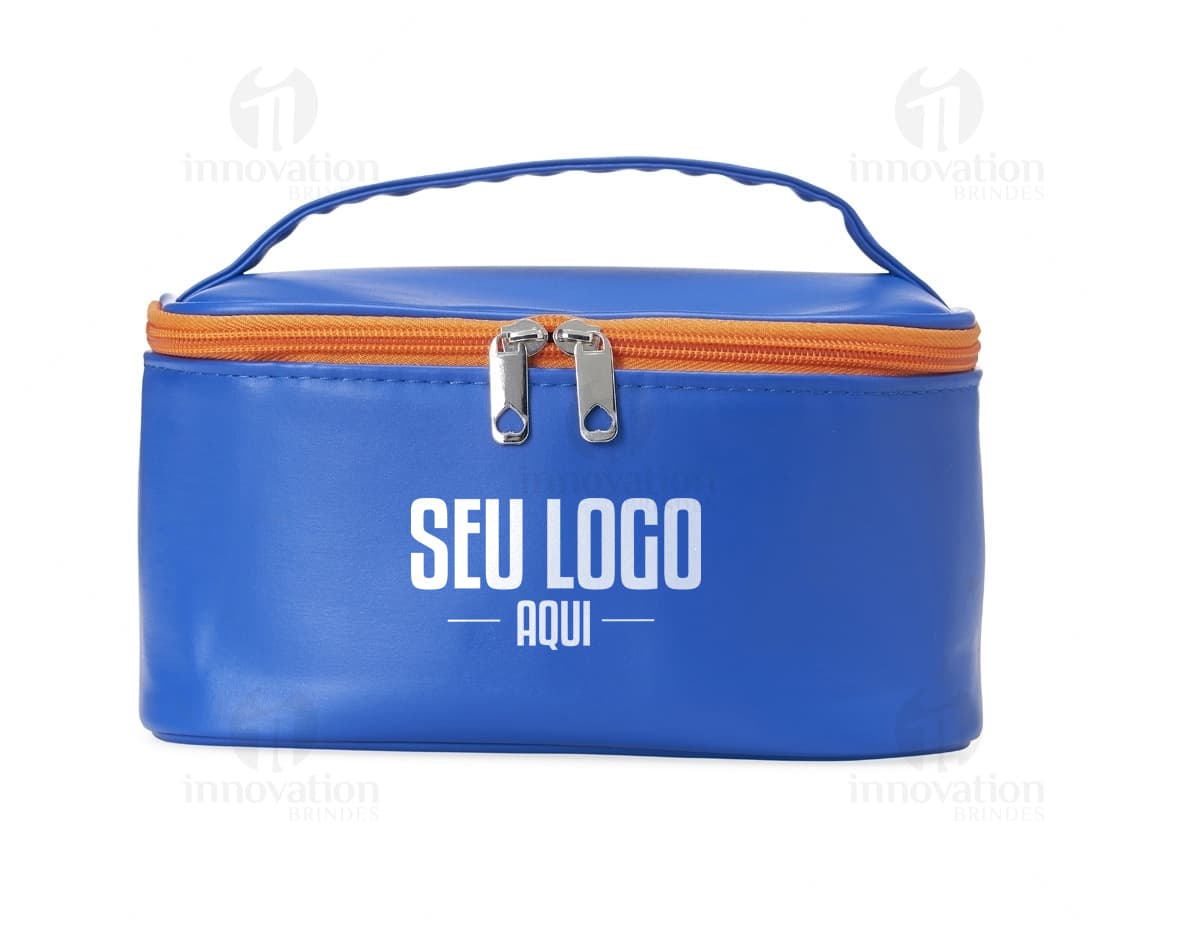 Necessaire impermeável PU com compartimentos para organização. Necessaire impermeável PU com compartimentos para organização.
