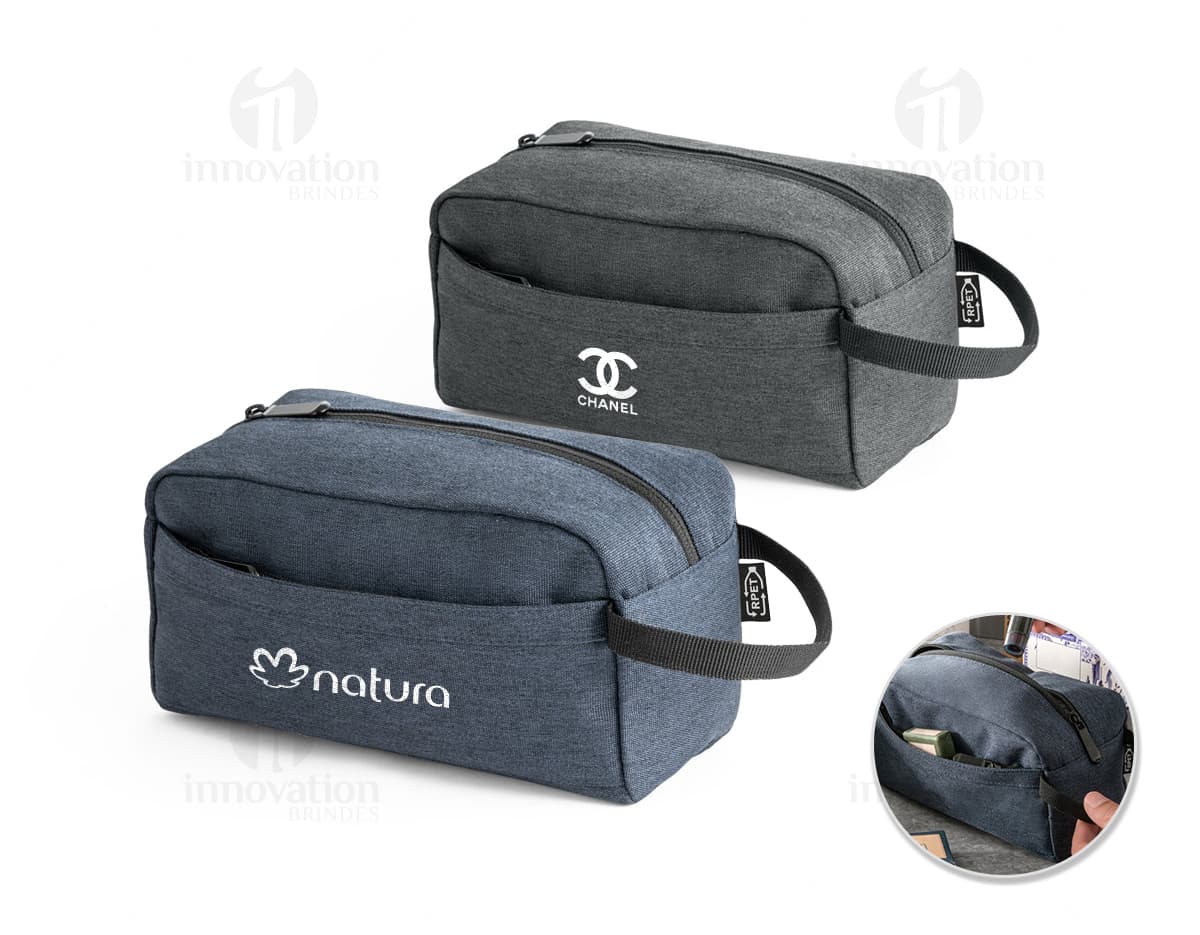 Necessaire nylon impermeável com gancho para pendurar. Necessaire nylon impermeável com gancho para pendurar.