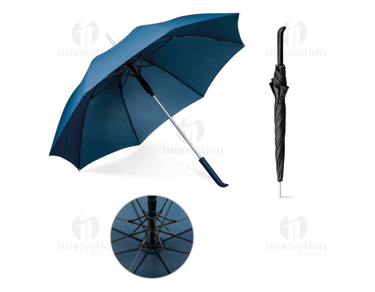 Guarda-chuva coração fora de linha em cor vermelha com estampa de corações brancos. Guarda-chuva coração fora de linha em cor vermelha com estampa de corações brancos.