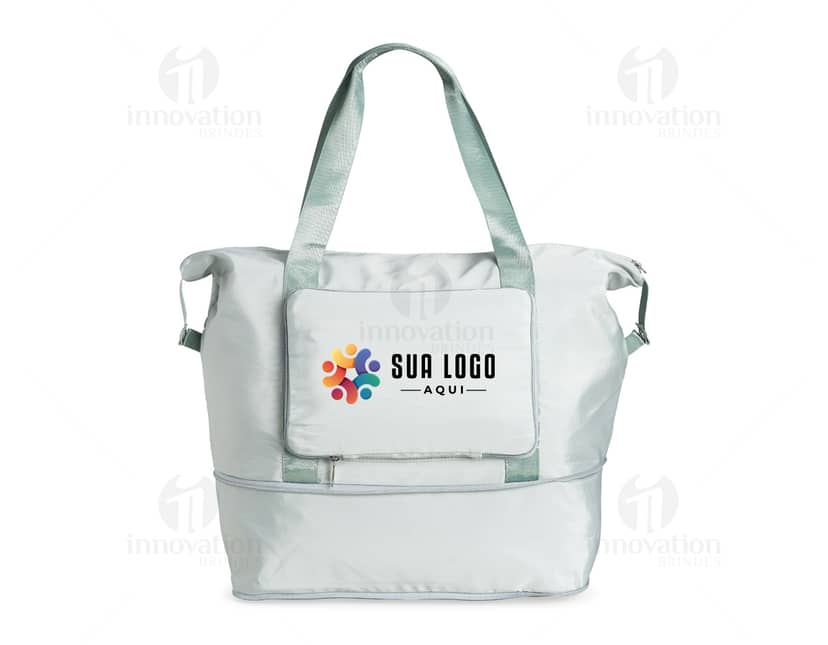 Bolsa Térmica 7L com compartimento para armazenamento de alimentos e bebidas.