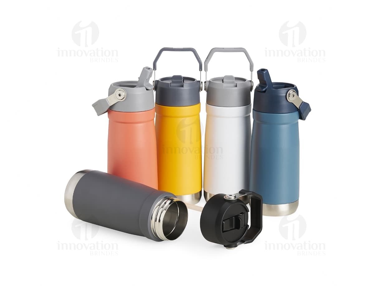 Garrafa térmica de 450ml que está fora de linha. Garrafa térmica de 450ml que está fora de linha.