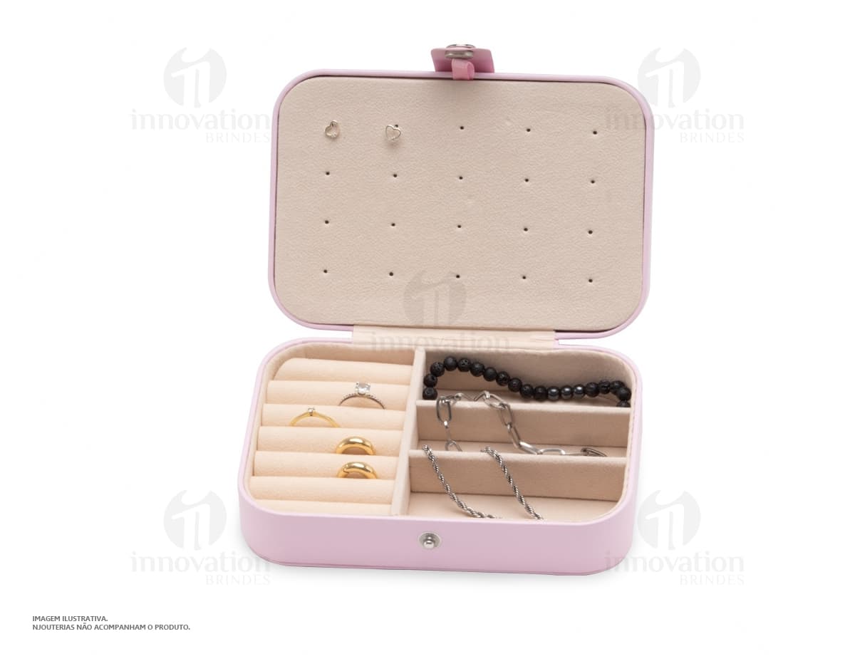 Porta joias com múltiplos compartimentos para anéis em variados tamanhos. Porta joias com múltiplos compartimentos para anéis em variados tamanhos.