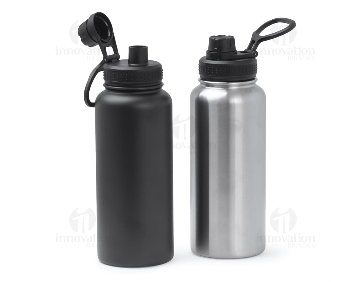 Garrafa térmica de metal com capacidade de 450ml. Garrafa térmica de metal com capacidade de 450ml.