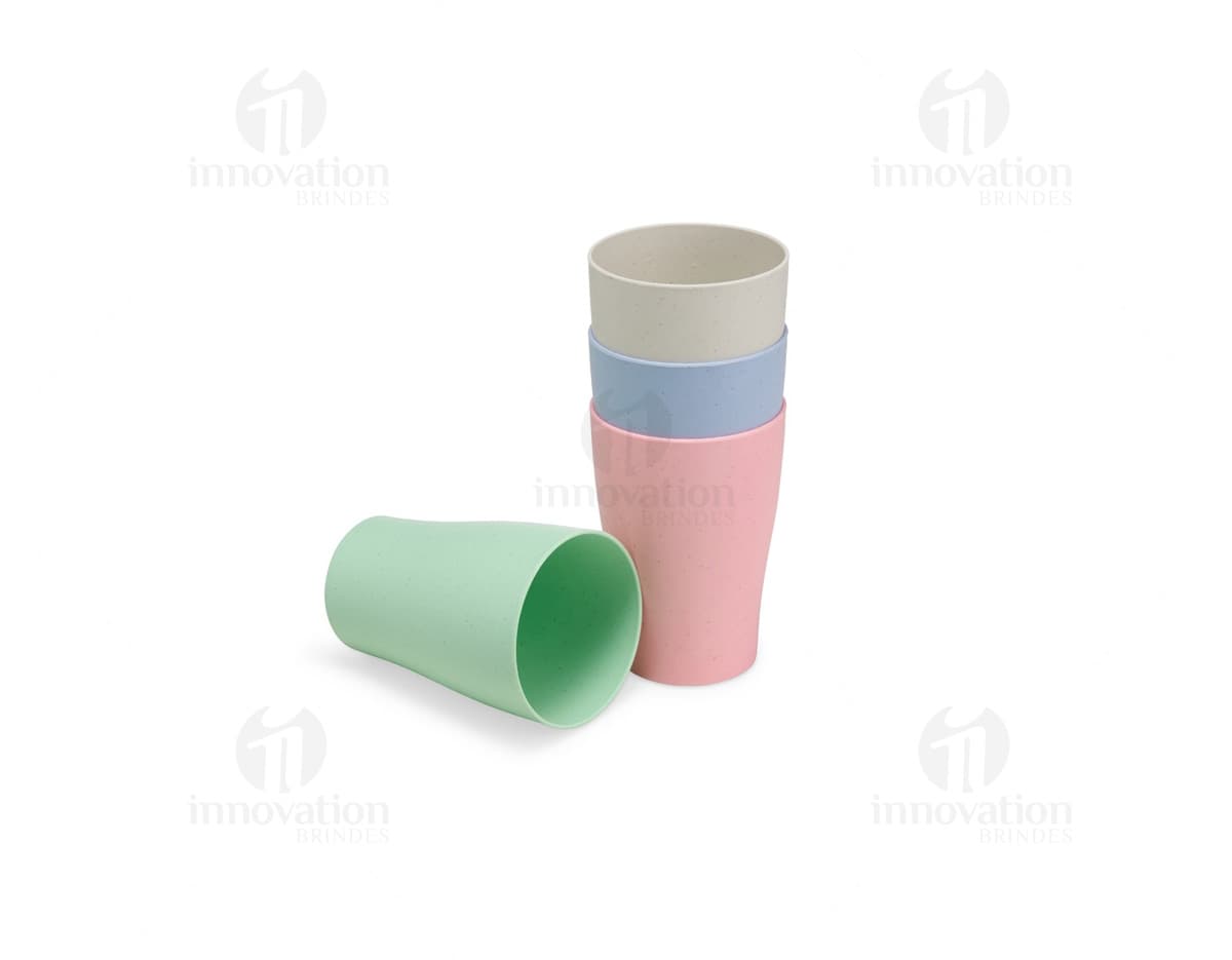 Copo de palha de trigo de 310ml, ecologicamente correto e sustentável. Copo de palha de trigo de 310ml, ecologicamente correto e sustentável.