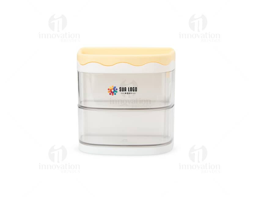 Organizador de cabos com carretel, ideal para manter os fios organizados e evitar emaranhados.
