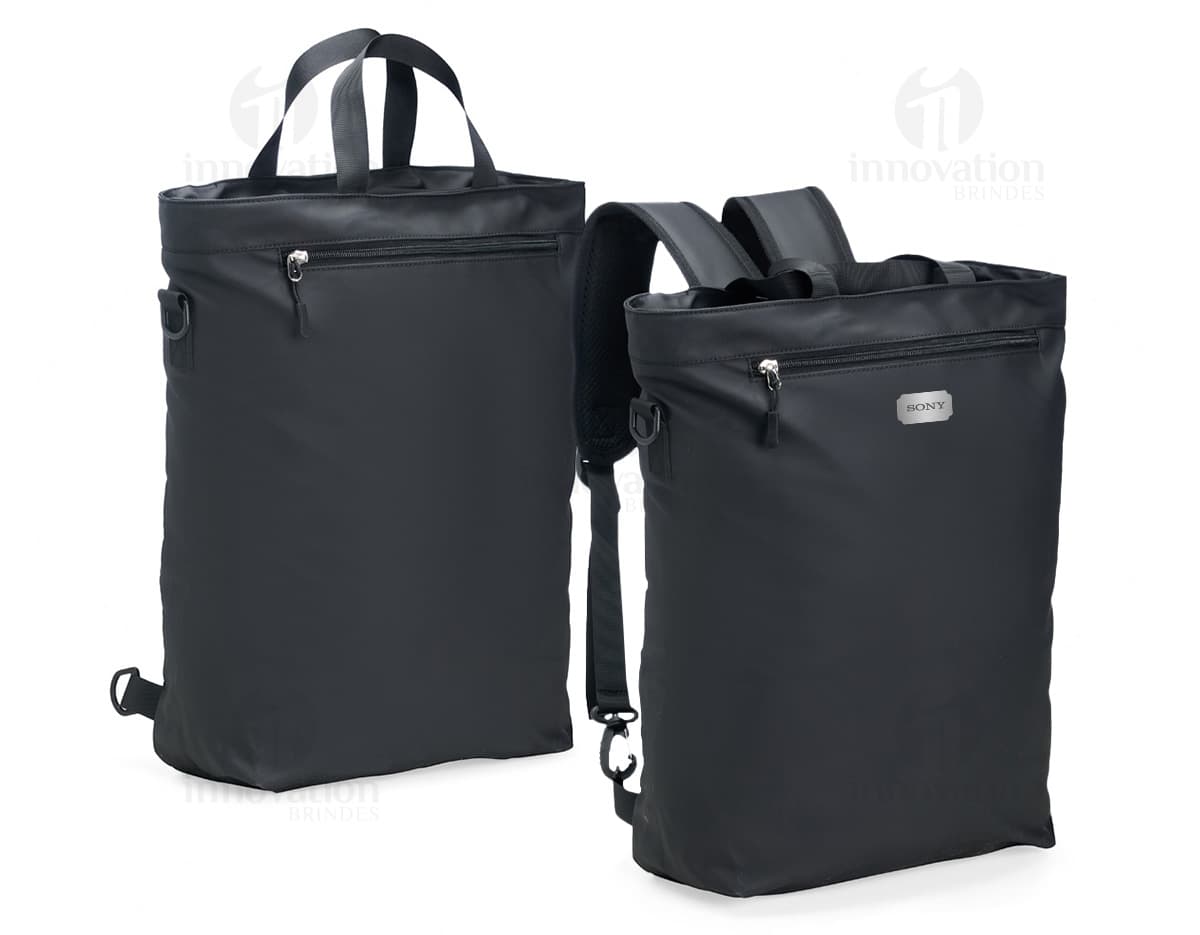 Sacola mochila 210D bolso zíper fone em metal preto e plástico preto, com bolso e fecho de zíper. Sacola mochila 210D bolso zíper fone em metal preto e plástico preto, com bolso e fecho de zíper.