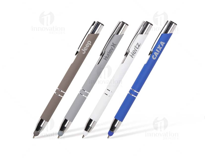 Kit com 6 porta copos em diferentes cores e formatos.