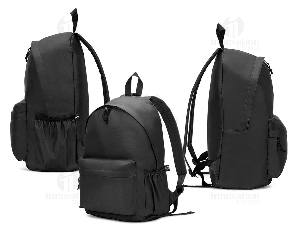 Mochila DYNAMIC urbana dualidade sacola preta e cinza, com alças ajustáveis e bolsos laterais. Mochila DYNAMIC urbana dualidade sacola preta e cinza, com alças ajustáveis e bolsos laterais.